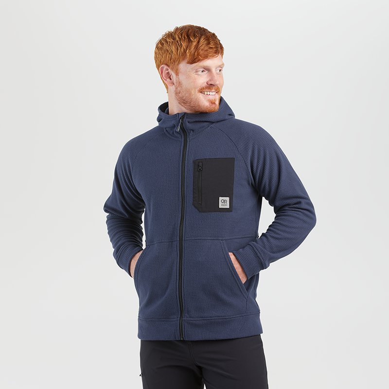 Outdoor Research Mens Trail Mix Hoodie Naval Blue-1